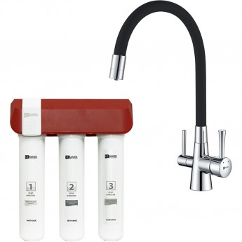 Комплект LEMARK смеситель LM3075C для кухни с гибким изливом + Фильтр для очистки жесткой воды OPTIMA Комплект LEMARK смеситель LM3075C для кухни с гибким изливом + Фильтр для очистки жесткой воды OPTIMA