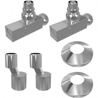 Комплект подключения LEMARK LM03412S с квадратными вентилями