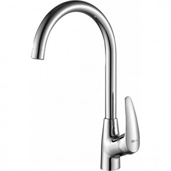 Смеситель LEMARK LINARA LM0405PGR для кухни с высоким поворотным изливом, грей Смеситель LEMARK LINARA LM0405PGR для кухни с высоким поворотным изливом, грей