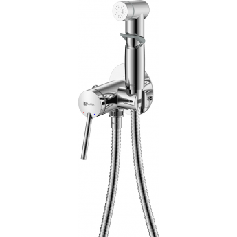 Смеситель LEMARK MINIMA с гигиеническим душем, встраиваемый, хром