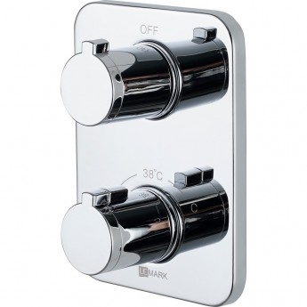 Термостат LEMARK YETI LM7843C для душа встраиваемый хром Термостат LEMARK YETI LM7843C для душа встраиваемый хром